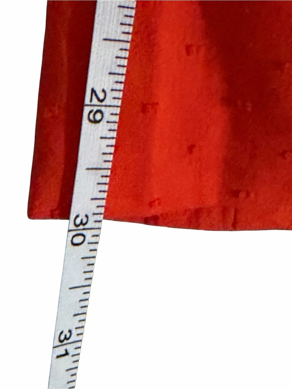 J.Crew Orange Swiss Dot Strapless Cotton Dress Size 2 - Picture 9 of 10